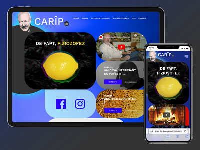 Dr Carip's Blog design ui ux web design