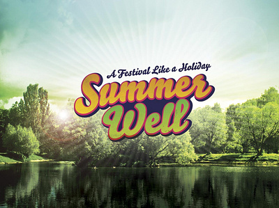 Summer Well Festival branding design illustration logo ui ux web design