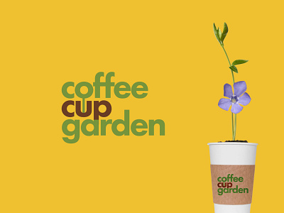 Coffee Cup Garden branding design