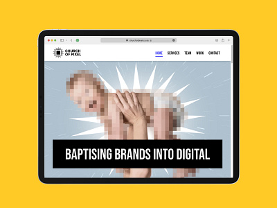 Church Of Pixel branding design logo ui ux web design