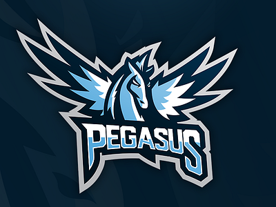 Pegasus Mascot Graphic adobe esports illustration illustrator logo mascot vector