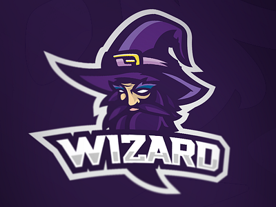 Wizard Esports Mascot adobe illustrator esports logo illustration mascot sports logo sports mascot