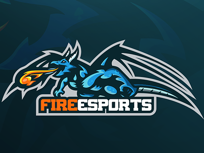 Fire Esports Mascot adobe illustrator esports logo illustration mascot sports logo sports mascot