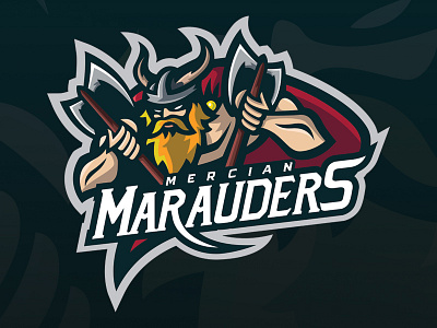 Mercian Marauders Team Logo adobe illustrator esports logo illustration mascot sports logo sports mascot