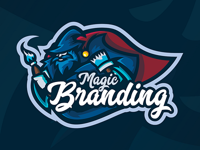 Magic Branding Mascot adobe illustrator esports logo illustration mascot sports logo sports mascot