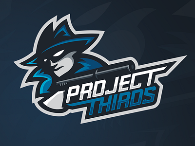 Project Thirds Mascot Logo adobe illustrator esports logo illustration mascot sports logo sports mascot