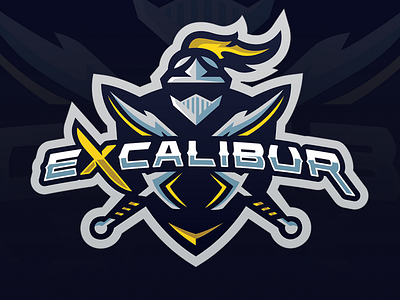 eSports Excalibur Client Mascot illustrator mascot sports sports logo sports mascot vector vector logo