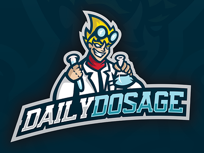 Dailydosage Client Mascot illustrator mascot sports sports logo sports mascot vector vector logo