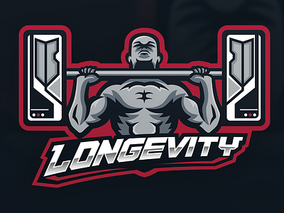Longevity eSports Mascot illustrator logo mascot sports vector