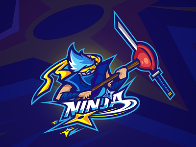 Ninja Logo adobe illustrator adobe photoshop esports logo logo sports logo