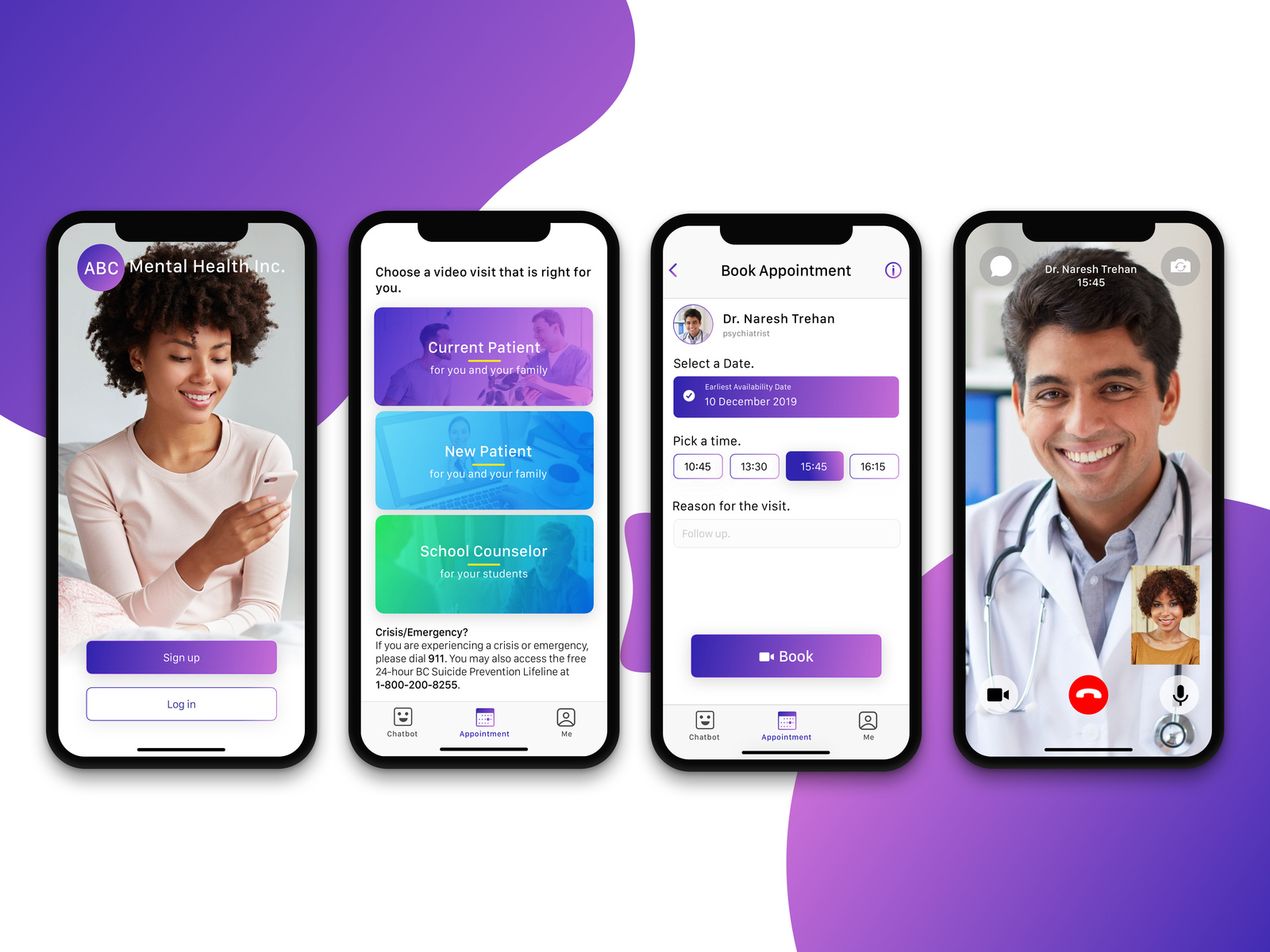 Virtual Doctor Appointment for Mental Health in British Columbia by Aye