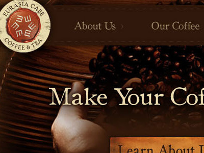 Eurasia Cafe Website Design