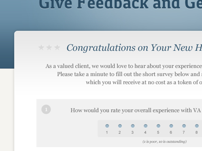 VAMC Thank You Survey