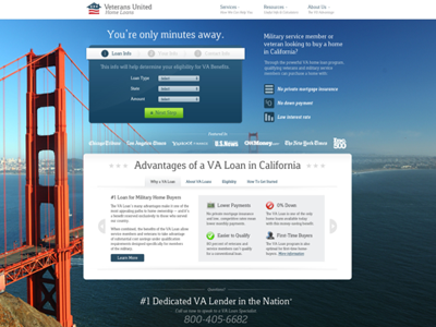 Veterans United PPC Localized Landing Page Concept