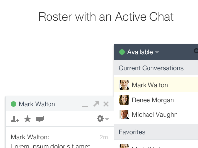 Chat Concept chat messenger people roster roster