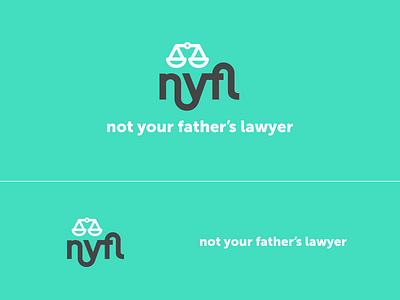 Not Your Father's Lawyer Logo Sheet branding iconography logo logo design vector