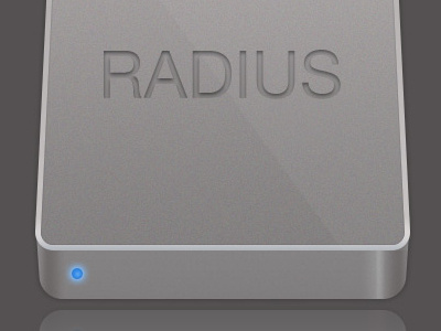 RADIUS Icon icon photoshop radius server