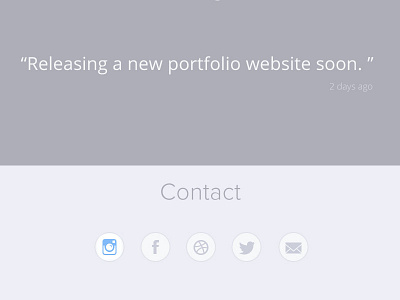 Portfolio Redesign 2013 circle flat icons portfolio redesign round social