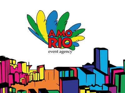 Logo for event agency AMO RIO