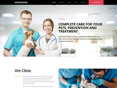 Veterinarian animals joomla joomla template responsive responsive design template veterinary veterinary clinic