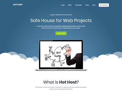 Hot Host host hosting hosting template joomla joomla template responsive responsive design template
