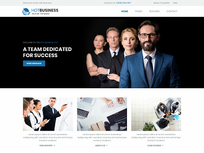 Hot Business business business agency corporate corporate website joomla joomla template responsive responsive design template