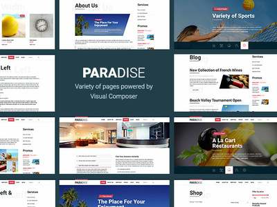 Paradise Travel WordPress Theme responsive theme for wordpress theme forest travel agency travel website wordpress wordpress theme