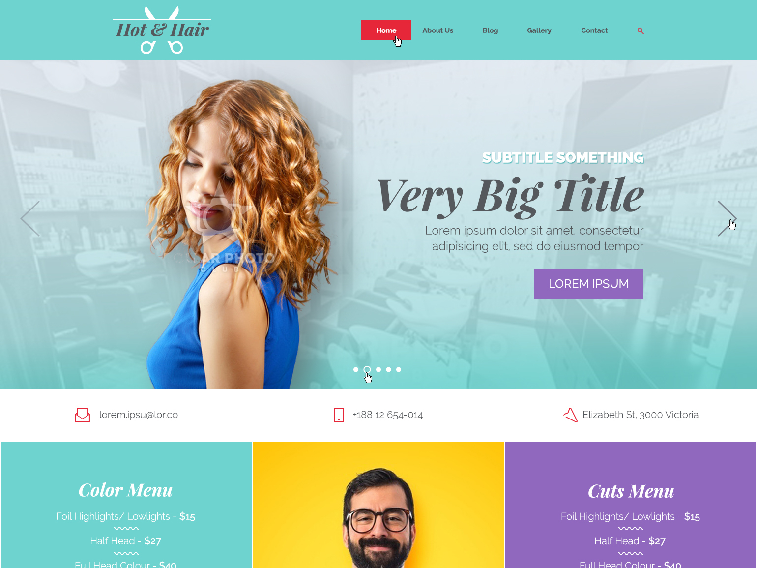 Hot Hair by HotThemes on Dribbble