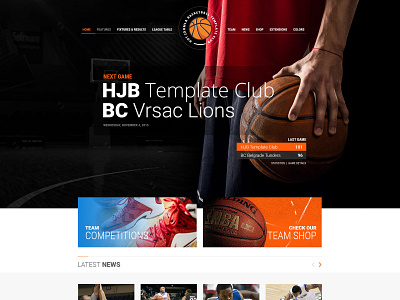 Hot Basketball basketball basketball club basketball player ecommerce joomla joomla template online shop responsive responsive design sport app template