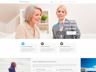 Hot Insurance insurance app insurance company insurance website joomla joomla template responsive responsive design template