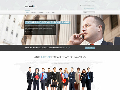 Hot Justice business agency corporate website joomla joomla template law law firm law office responsive responsive design template