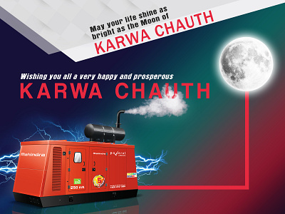 Karwa Chauth branding illustration photoshop vector