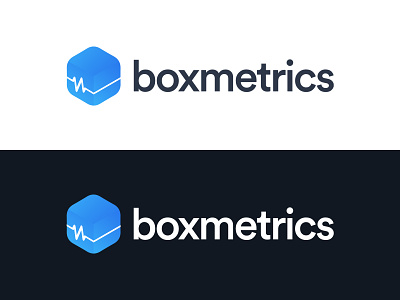 Boxmetrics - Logo design v2 analytics api app brand identity branding charts dashboard design illustration logo minimal monitoring software typography ui ux web web app