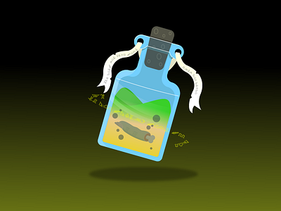 Dexterity Potion game illustraiton mage magic potion ui vector witch wizard