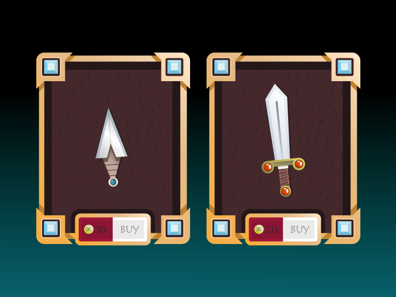 Weapons Ui illustration weapons weapon magic design game ui vector illustraiton