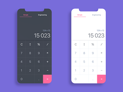 Calculator - Day 004 #dailyui design ui web