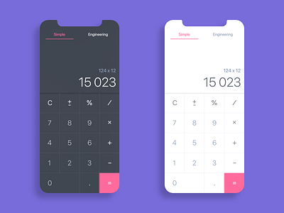 Calculator - Day 004 #dailyui