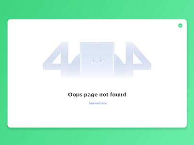 404 page - Day 008 #dailyui