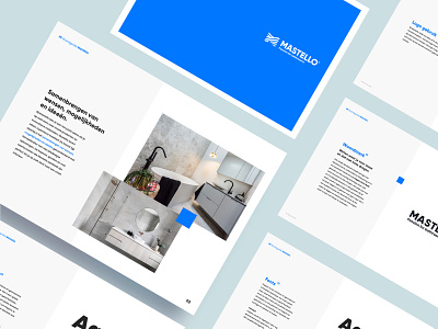 Mastello - Branding blue brand brand identity brand identity design brandbook branding clean color concepting logo logo concept logo construction product design styleguide typography visual style guide