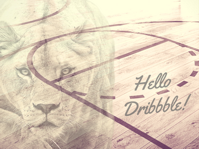 Hello basketball debut design dribbble graphic hello infographic poster sports thanks