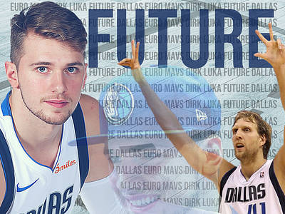Future. basketball design graphic luka mavs poster