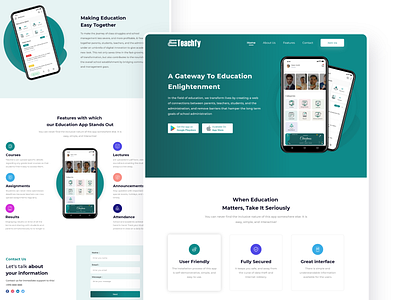 E-Teachfy Website Design