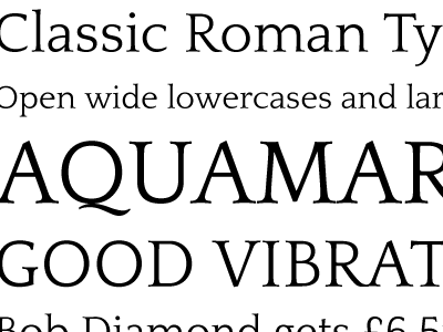 Quattrocento Just Published! classic font free roman typeface typography webfont