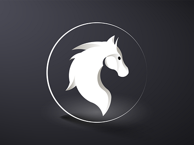 horse abstract logo