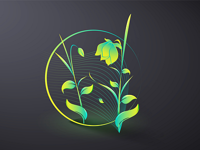 Spring spring spring))) 2d abstract artwork illustration logo