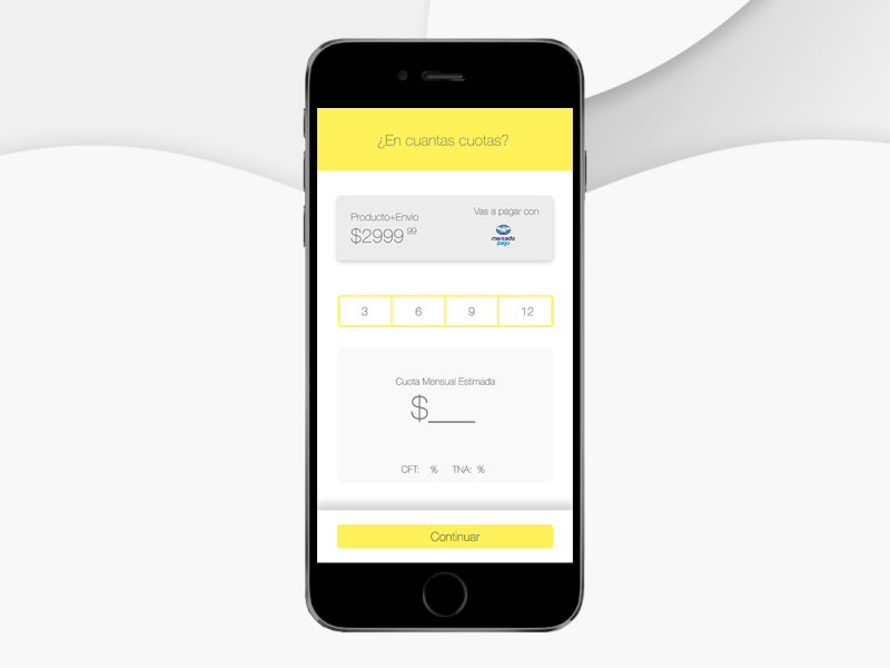 Mercado Libre - Payment method selector debut dribbble ecommerce payment payment method shop ui ux uxdesign uxui uxuidesign