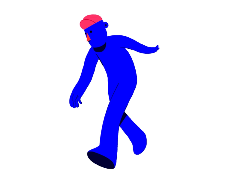 Walk cycle practice animation characterdesign frame by frame motion design motion graphic walk cycle