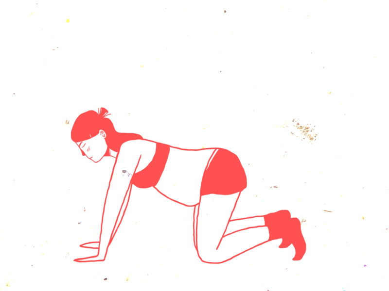 Yoga rotoscoping rotoscope charachter design loop illustration 2d animation yoga pregnant animation motion animation cel animation frame by frame