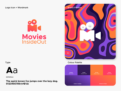 Movies InsideOut Logo design graphic design logo logodesign modern
