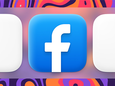 Facebook not flat👀👀 3d apple design bigsur ecommerce facebook facebook icon facebook logo figma graphic design ios 14 neuomorphic neuomorphism skeuomorphic skeuomorphism